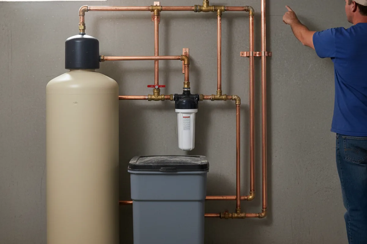 Whole-house water treatment system installed in Parrott